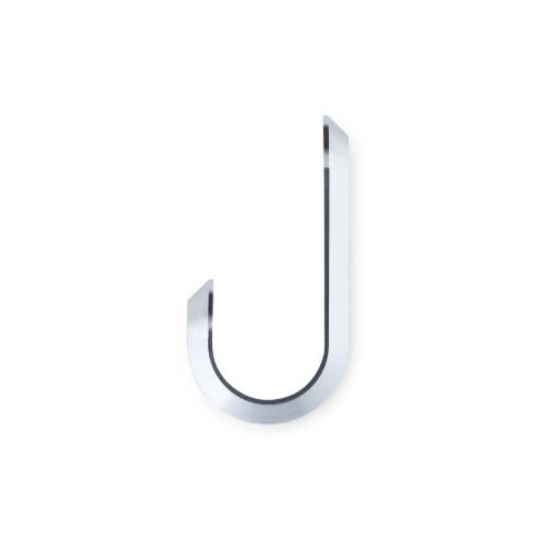 Normann Copenhagen Curve Mini Haken 2 Stk. H: 5,8 cm - Silber