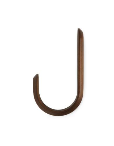 Normann Copenhagen Curve Haken H: 17,7 cm – Walnuss