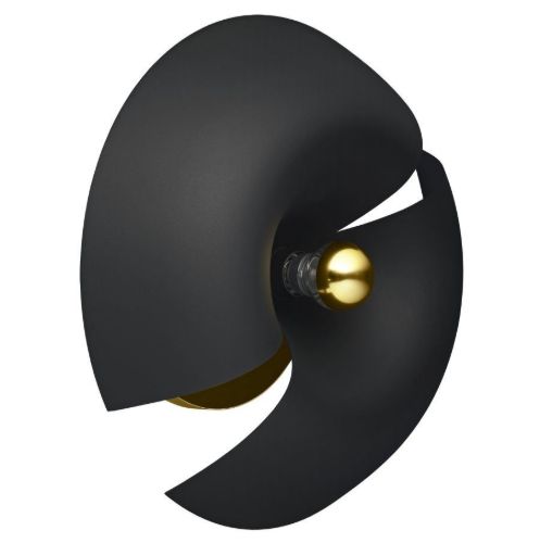 AYTM Cycnus Wandleuchte Ø: 45 cm - Schwarz/Gold