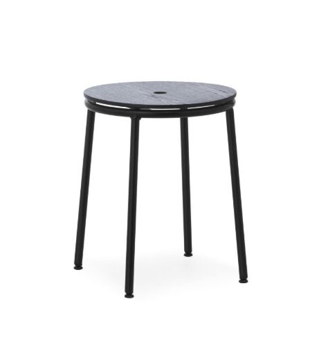 Normann Copenhagen Circa Skammel H: 45 cm - Sort Eg