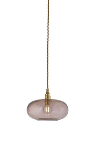 Ebb & Flow Horizon Pendant Lamp S Ø: 21 cm - Obsidian/Gold