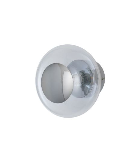 Ebb & Flow Horizon Decken-/Wandleuchte S Ø: 21 cm - Klar/Silber