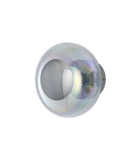 Ebb & Flow Horizon Decken-/Wandleuchte S Ø: 21 cm - Chamäleon/Silber