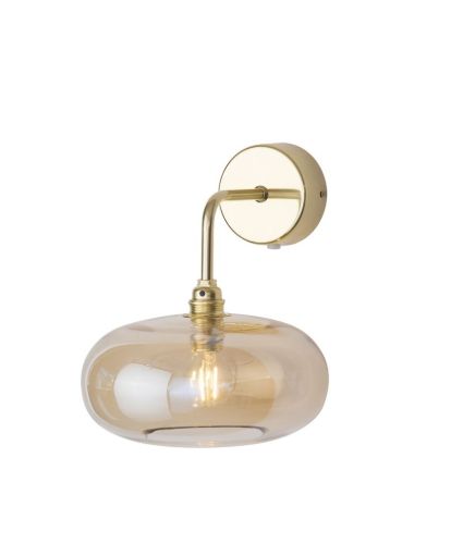 Ebb & Flow Horizon Wall Lamp S Ø: 21 cm - Golden Smoke/Gold