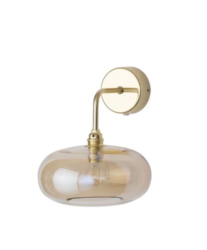Ebb & Flow Horizon Wandleuchte S Ø: 21 cm - Golden Smoke/Gold