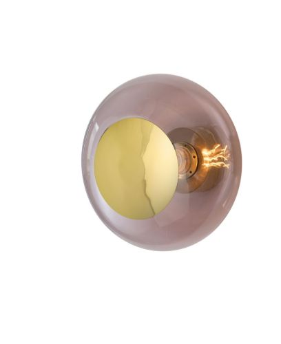 Ebb & Flow Horizon Ceiling/Wall Lamp M Ø: 29 cm - Obsidian/Gold
