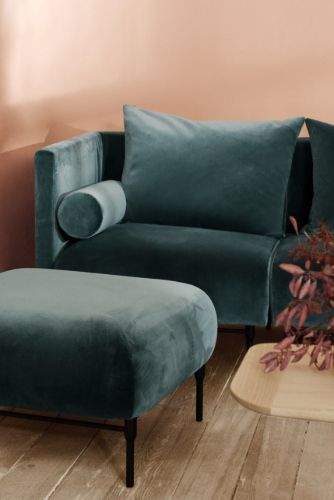 Warmer Nordic Galore Modul-Hocker 75 x 75 cm – Graumeliert