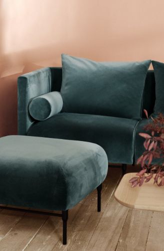 Warmer Nordic Galore Modul-Pouf 75x75 cm - Dunkler Ocker