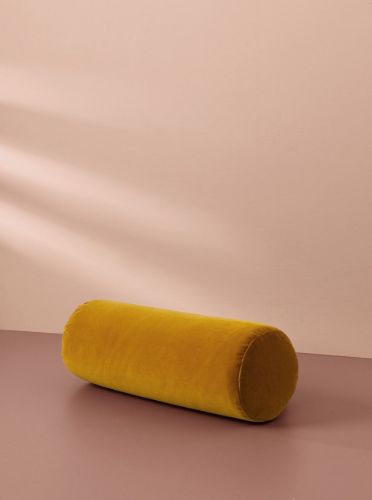 Warm Nordic Galore Kissen rund Ø: 16 cm – Bernstein