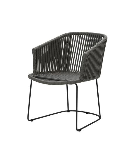 Cane-line Outdoor Moments Stol SH: 42 cm - Dark Grey