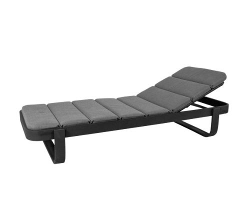 Cane-line Outdoor Cut Solseng Inkl. AirTouch Hynde L: 199 cm - Lava Grey Aluminium/Grey