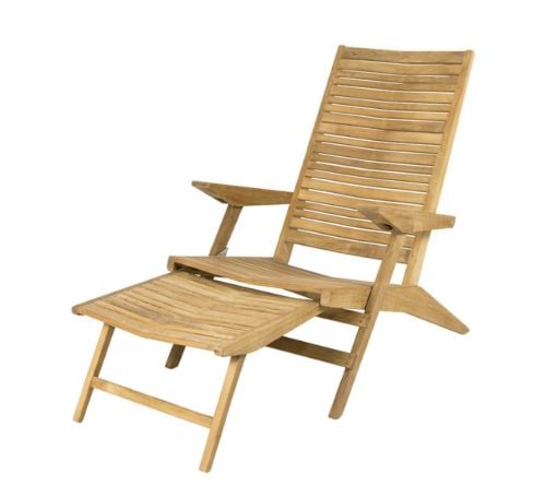 Cane-line Outdoor Flip Dækstol SH: 37 cm - Teak