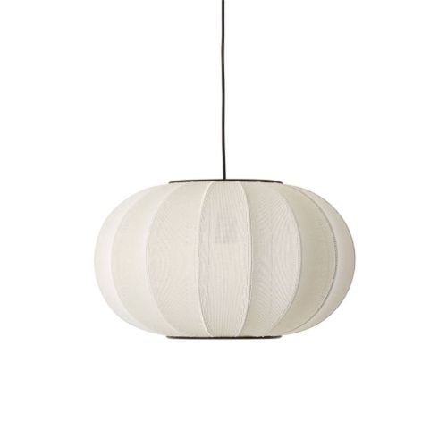 Made By Hand Knit-Wit Oval Pendant Ø: 45 cm - Pearl White
