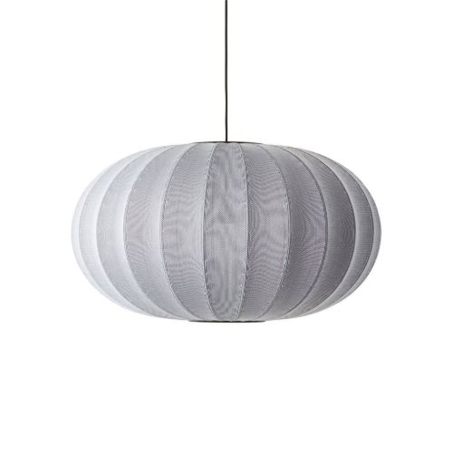 Made By Hand Knit-Wit Oval Pendant Ø: 76 cm - Silver