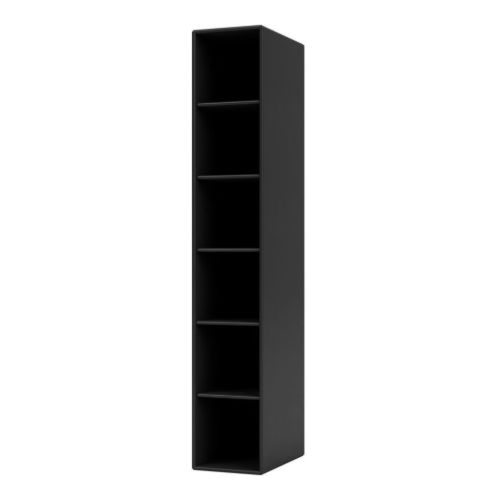 Montana Sidehængt Reol m. 5 Hylder Højre H: 138 cm - 05 Black