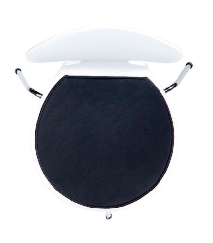 Bent Hansen Hynde til Arne Jacobsens Myren Stolen 8 mm - Basic Black Leather