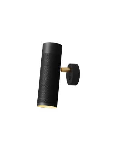 Thorup Copenhagen Patrone Væglampe H: 20 cm - Sortbruneret Messing