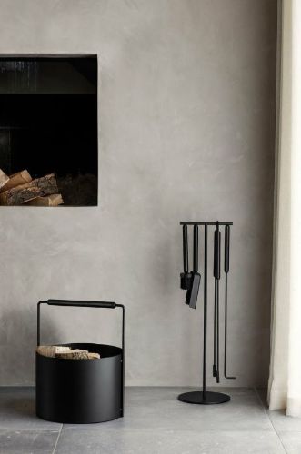 Blomus Ashi Kaminbesteck-Set 5-teilig Ø: 22 cm - Schwarz