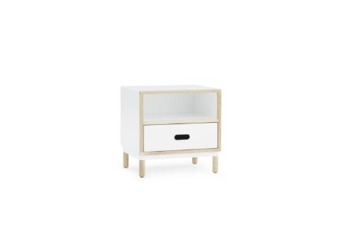Normann Copenhagen Kabino Nachttisch H: 50 cm – Weiß