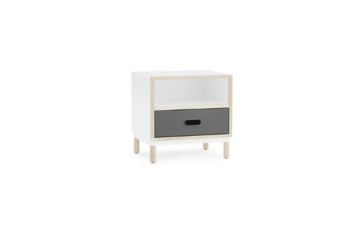 Normann Copenhagen Kabino Nachttisch H: 50 cm – Grau