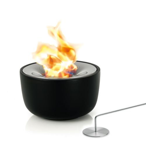 Blomus Fuoco Tabletop Gel Firepit Ø: 18,5 cm - Black