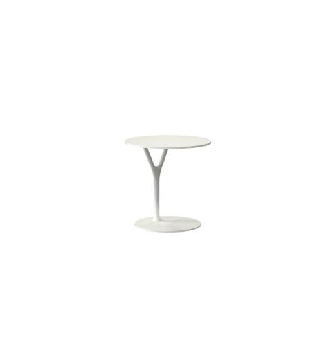 FROST WISHBONE Sidebord Bord 1 Ø: 45cm - Mat Hvid