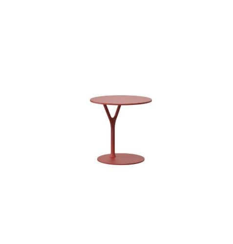 FROST WISHBONE Sidebord Bord 1 Ø: 45cm - Rød