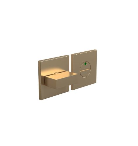 FROST Architectural Hardware Kube 2001 Center Toilet Indikator - Børstet Guld