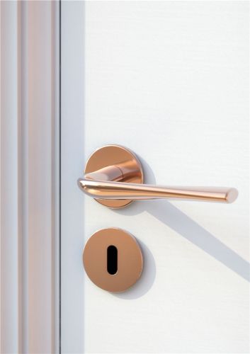FROST Architectural Hardware Element 3002 Schlüssellochrosette – Poliertes Kupfer