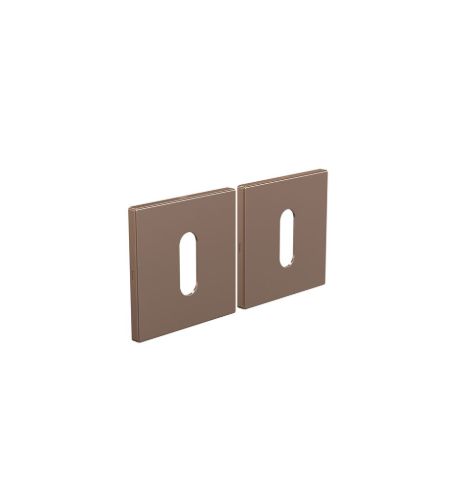 FROST Architectural Hardware Kube 3002 Nøglehuls Rosette - Børstet Kobber