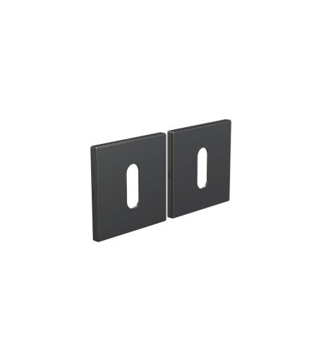 FROST Architectural Hardware Kube 3002 Nøglehuls Rosette - Børstet Sort