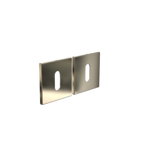FROST Architectural Hardware Kube 3002 Nøglehuls Rosette - Poleret Guld
