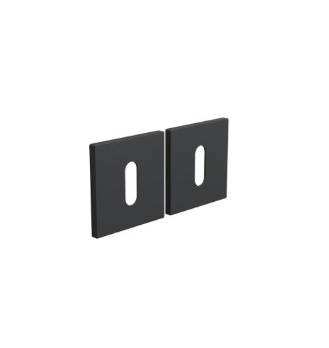 FROST Architectural Hardware Kube 3002 Nøglehuls Rosette - Mat Sort