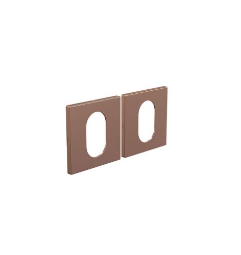 FROST Architectural Hardware Kube 3005 Assa Nøglehuls Rosette - Børstet Kobber