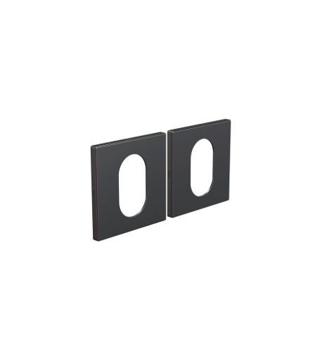 FROST Architectural Hardware Kube 3005 Assa Nøglehuls Rosette - Børstet Sort