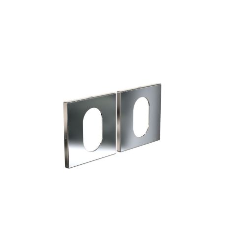 FROST Architectural Hardware Kube 3005 Assa Nøglehuls Rosette - Poleret Stål