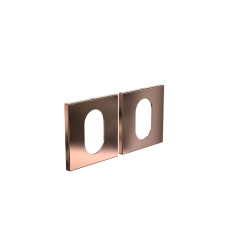 FROST Architectural Hardware Kube 3005 Assa Nøglehuls Rosette - Poleret Kobber