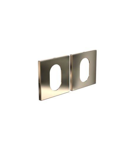 FROST Architectural Hardware Kube 3005 Assa Nøglehuls Rosette - Poleret Guld