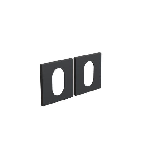 FROST Architectural Hardware Kube 3005 Assa Nøglehuls Rosette - Mat Sort