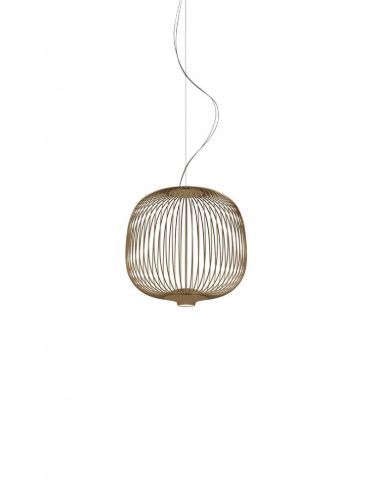 Foscarini Spokes 2 Piccola MyLight Pendant Ø: 34 cm - Bronzo