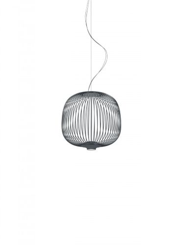 Foscarini Spokes 2 Piccola MyLight Pendant Ø: 34 cm - Grafite