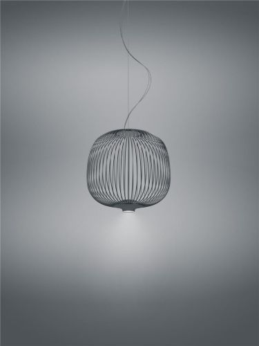 Foscarini Spokes 2 Small MyLight Pendelleuchte Ø: 34 cm - Graphit