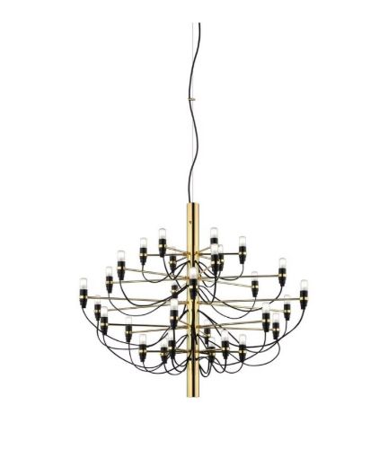 FLOS 2097/30 Kronleuchter LED Ø: 88 cm – Messing/Klarglas