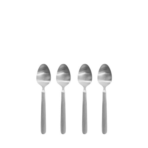 Blomus Stella Espressolöffel 4er-Set L: 11 cm - Silber