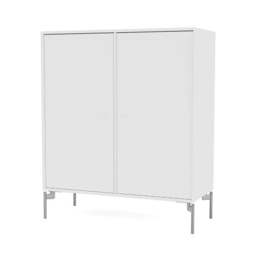 Montana QS Selection 1118 Cover Skab med ben 69,6x69,6 cm - 101 New White / Chrome