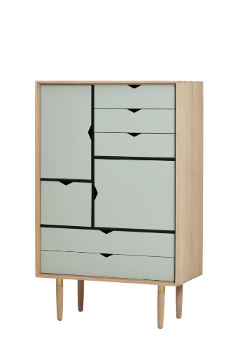 Andersen Furniture S5 83x132 cm - Sæbebehandlet Eg/Ocean Grey