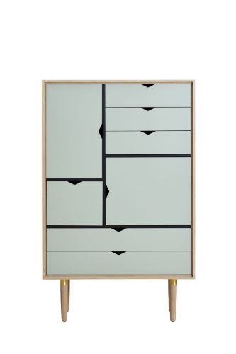Andersen Furniture S5 83x132 cm - Seifenbehandelte Eiche/Ozeangrau