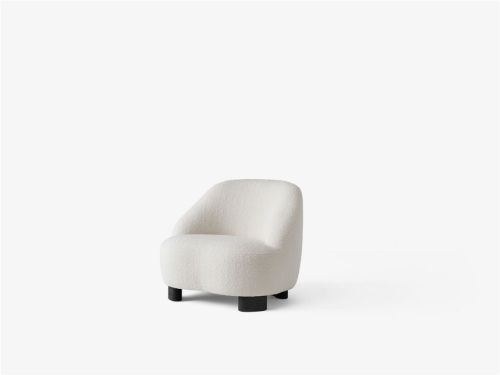 &Tradition Margas Lounge Chair LC1 SH: 42 cm – Karakorum 001/Schwarz