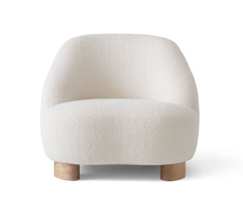 &Tradition Margas Lounge Chair LC1 SH: 42 cm - Karakorum 001/Oiled Oak