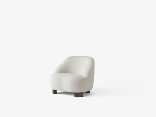 &Tradition Margas Lounge Chair LC1 SH: 42 cm – Karakorum 001/Walnuss